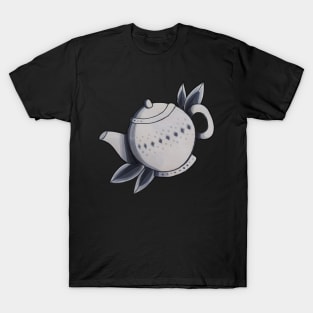 Teapot with Tea Leaves T-Shirt